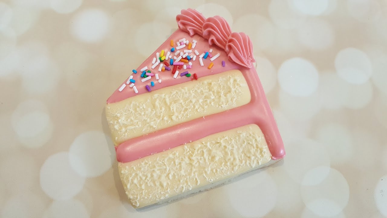 Piece Of Cake! Birthday Cake Slice Decorated Sugar Cookies on Kookievision