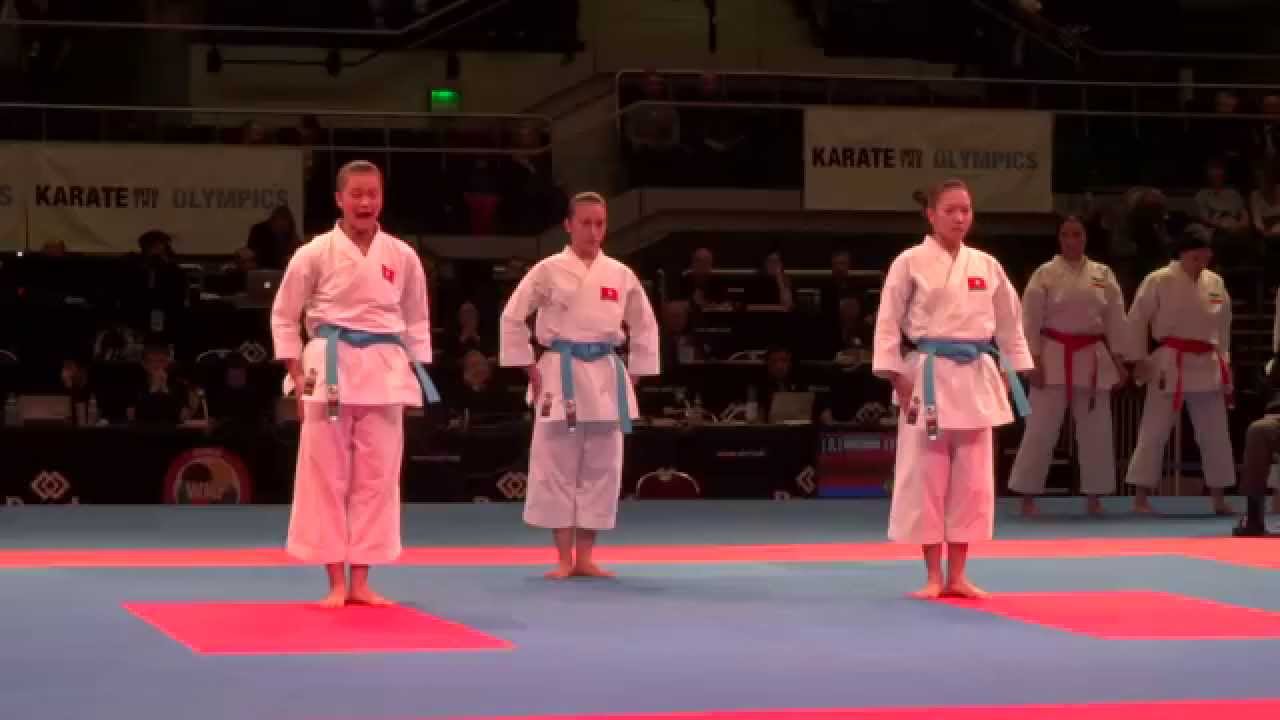 VIETNAM Female Kata Team Bronze - 2014 World Karate Championships | WORLD KARATE FEDERATION
