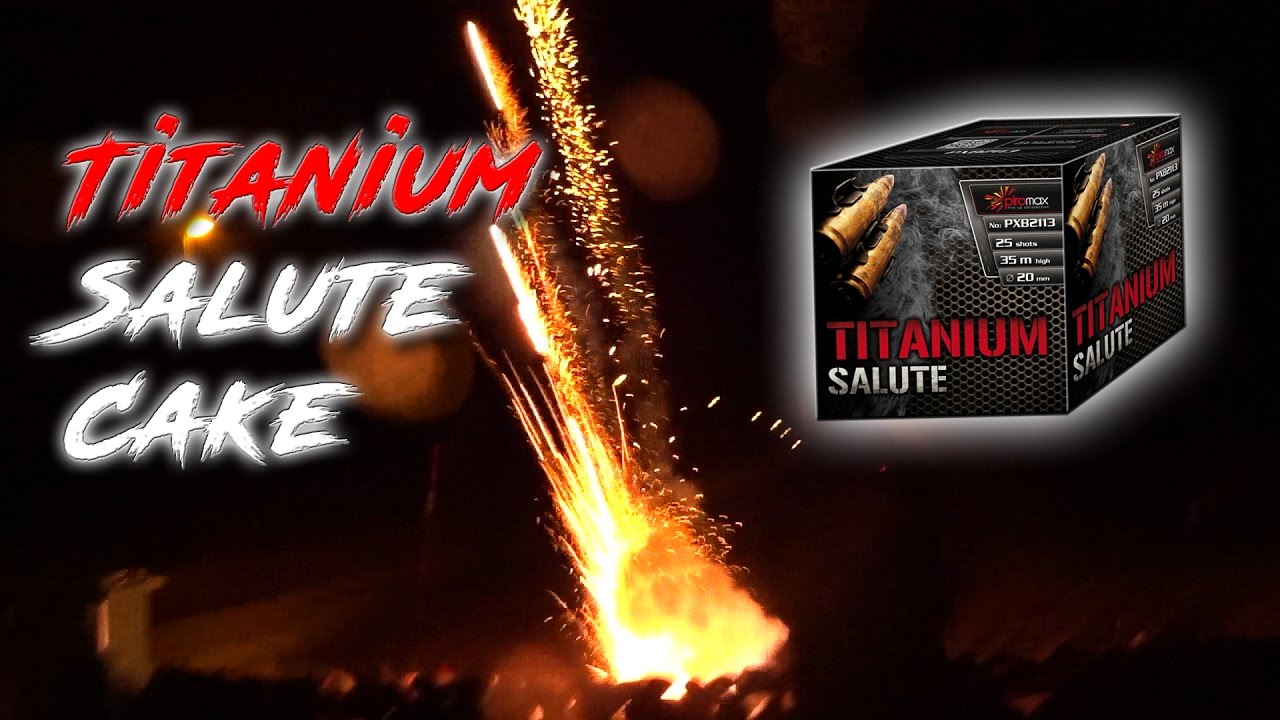 Titanium Salute Cake - Piromax PXB2113