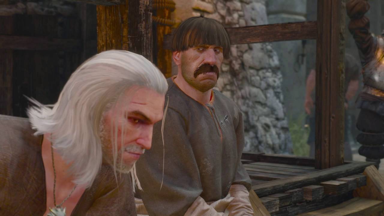 Wiedźmin 3: Krew i Wino - Złe Zakończenie 2 / Geralt trafia do więzienia i zostaje praczką