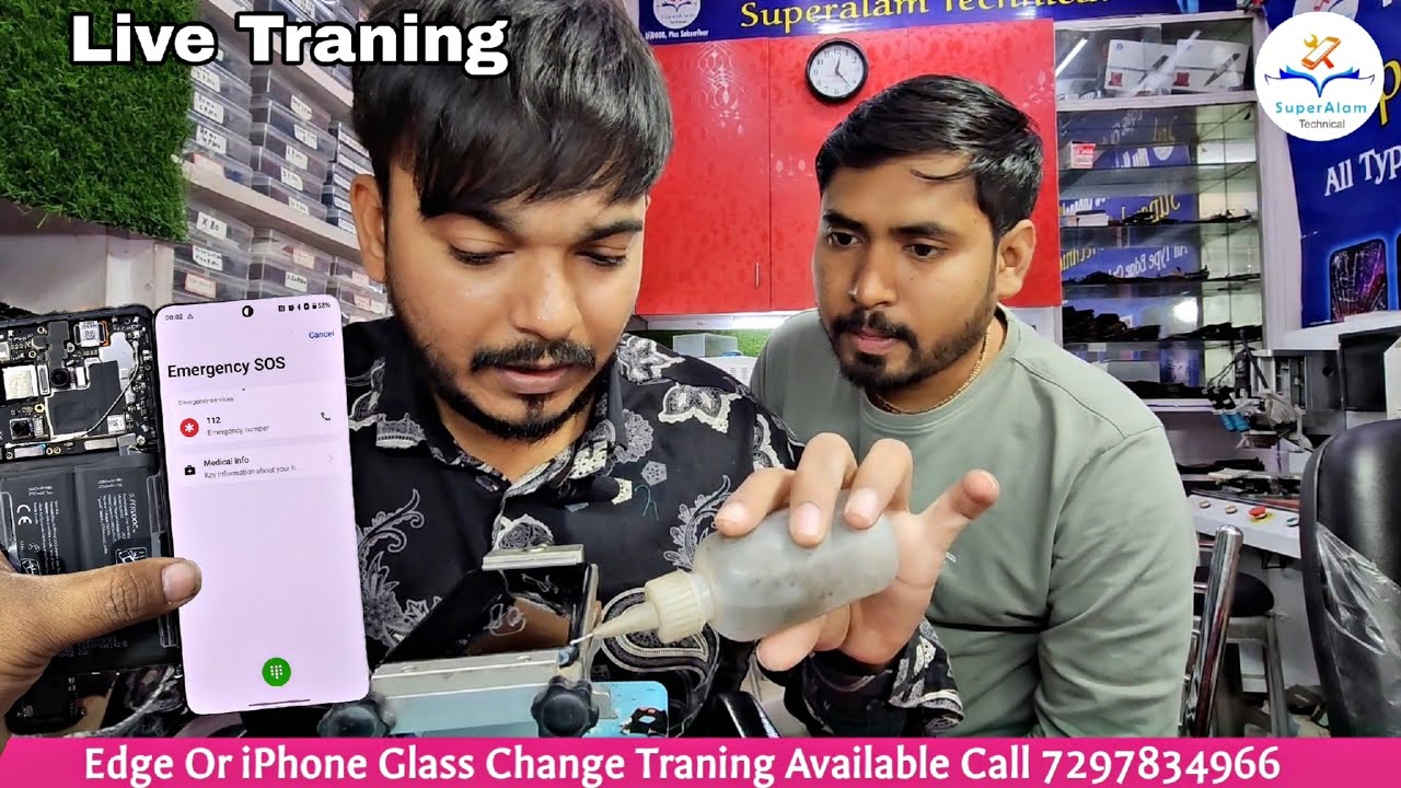 Edge Or iPhone Glass Change Traning Available Fees 20000₹ | Live Training | Edge King