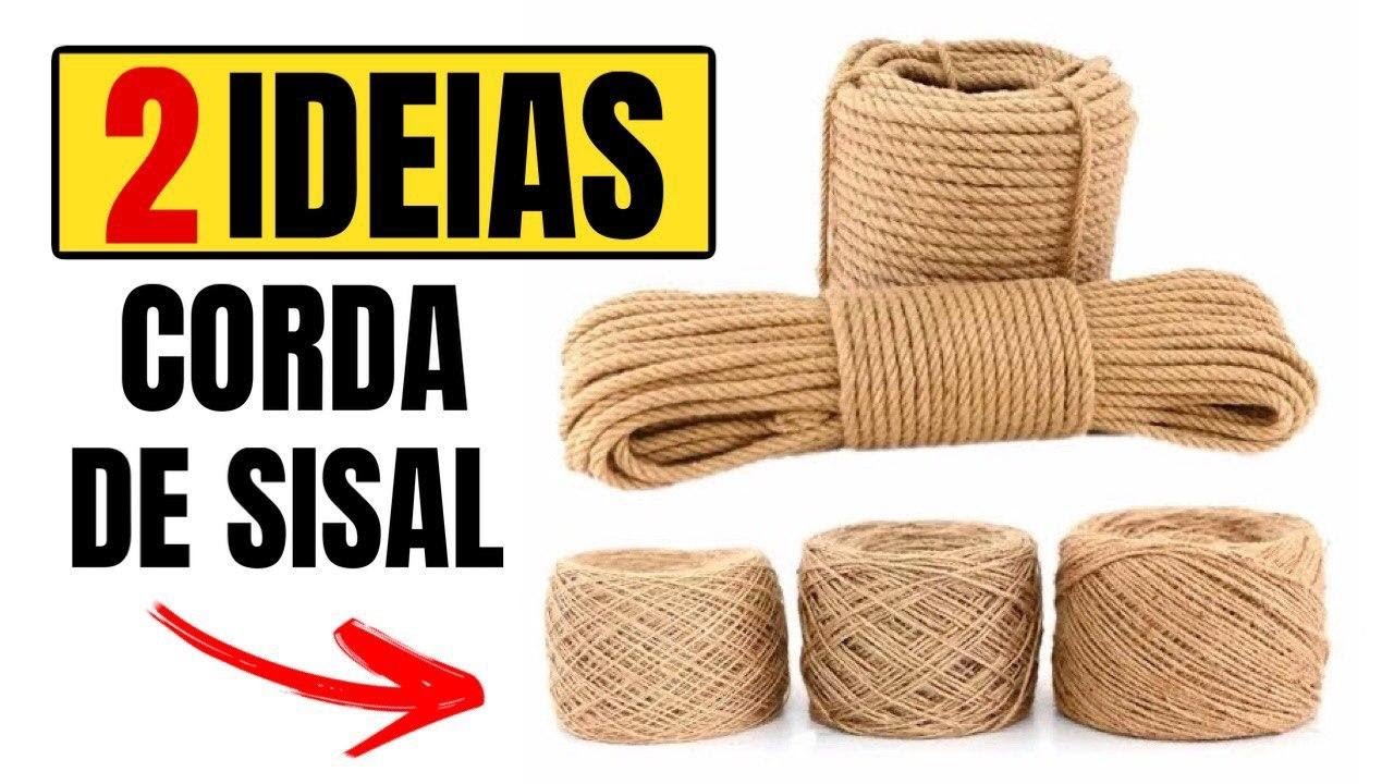 2 Idéias Incríveis de artesanato com Corda de Sisal