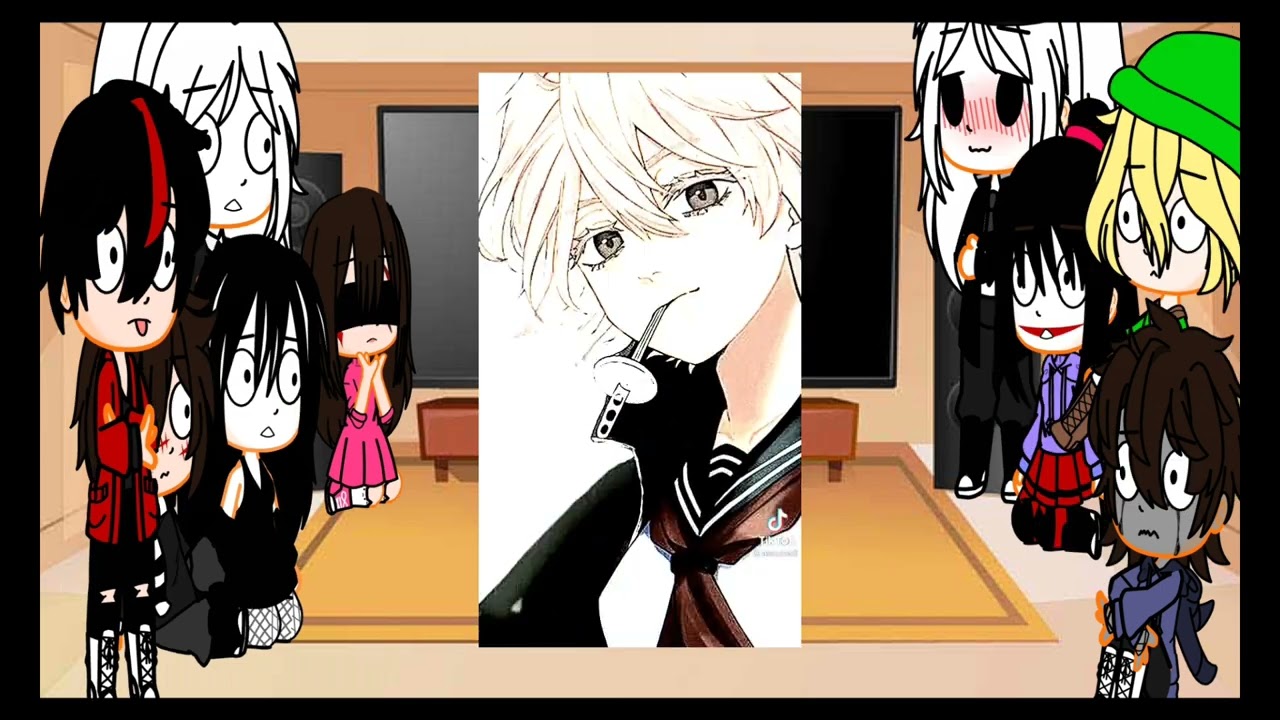 los creepypastas reaccionan a jeff es senju (1/1