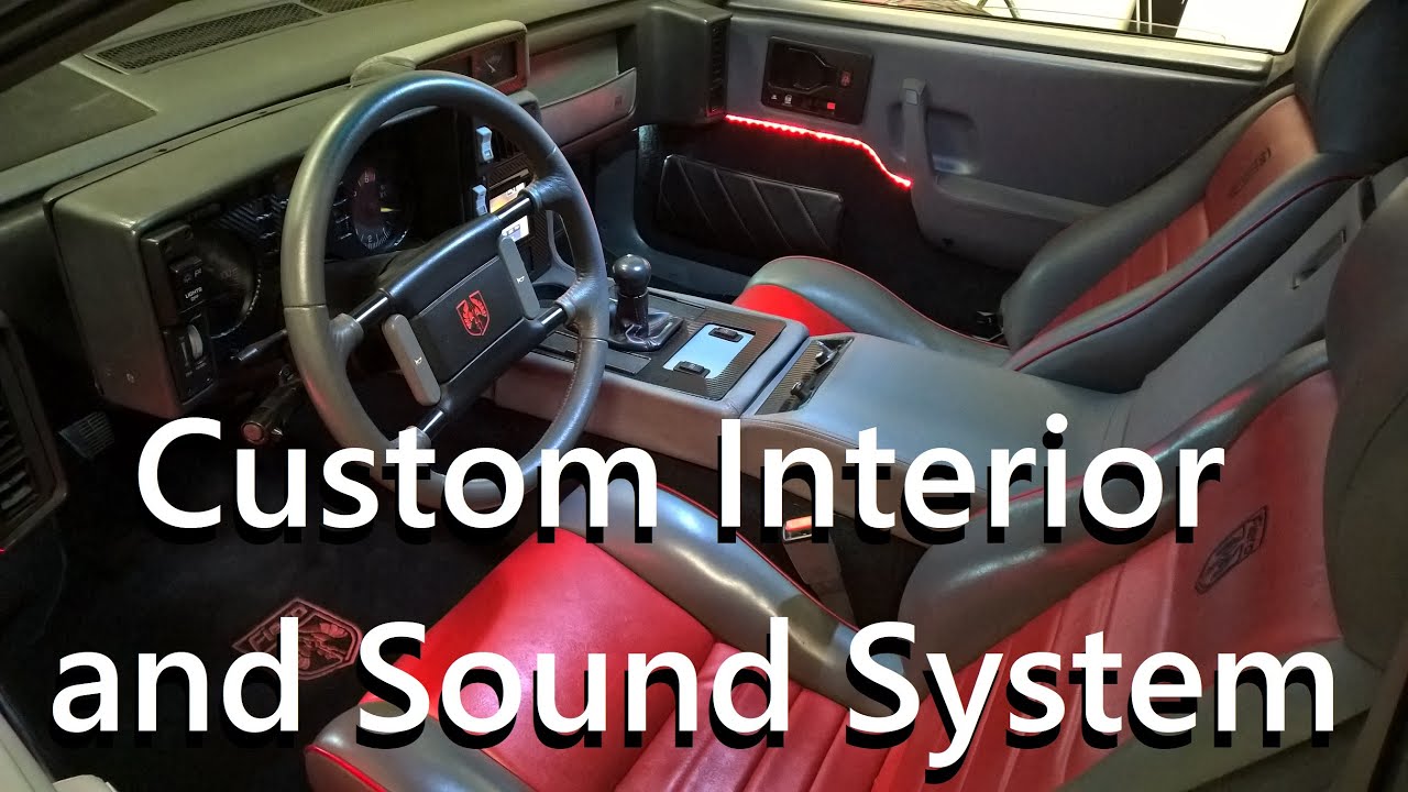 Fiero Custom Interior and Rockford Fosgate Sound System