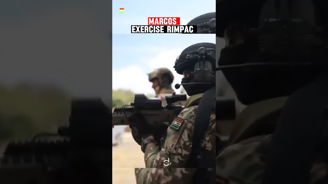 Indian Navy's Elite Marcos at RIMPAC Exercise!🤯 #shorts