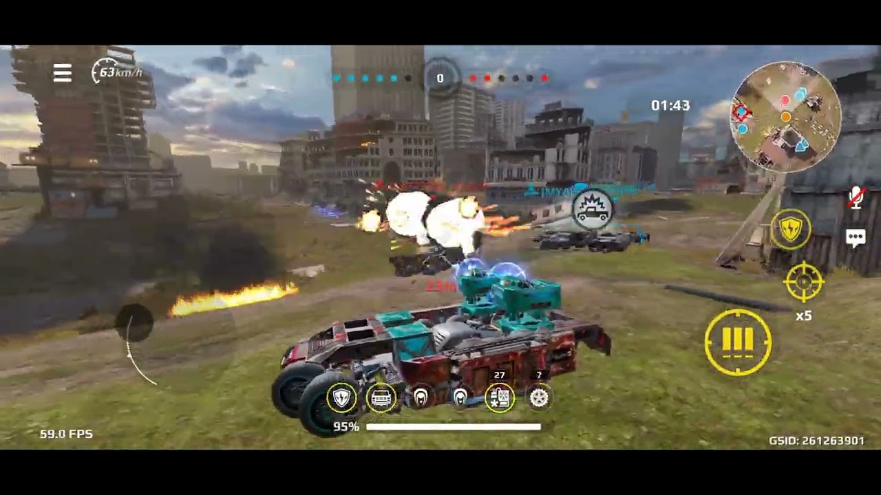 W Teammates!!! Crossout Mobile gameplay pvp 🎮