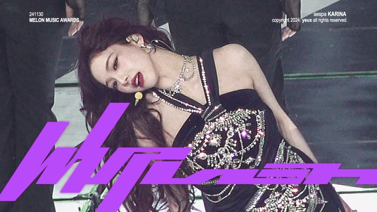 [4K] 241130 MMA2024 'Whiplash' │ aespa KARINA(에스파 카리나) fancam
