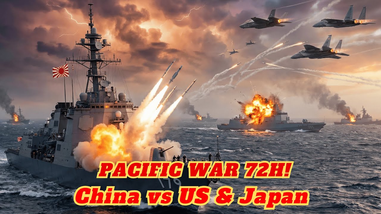 PACIFIC WAR! China Attacks Miyako Strait - US & Japan Sink 50 Ships In 72 HOURS!