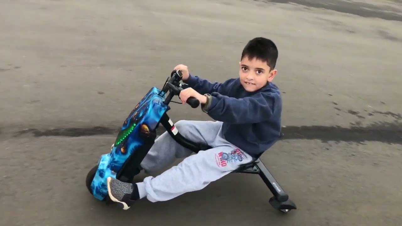 Triciclo Elétrico Infantil Scooter Karting Drif Trike