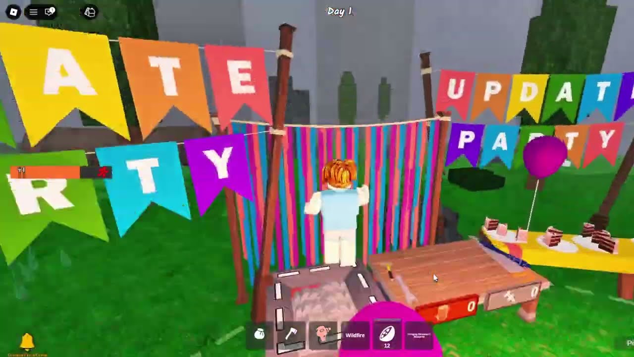 Forest is Angry Update Party 99 nights in the forest