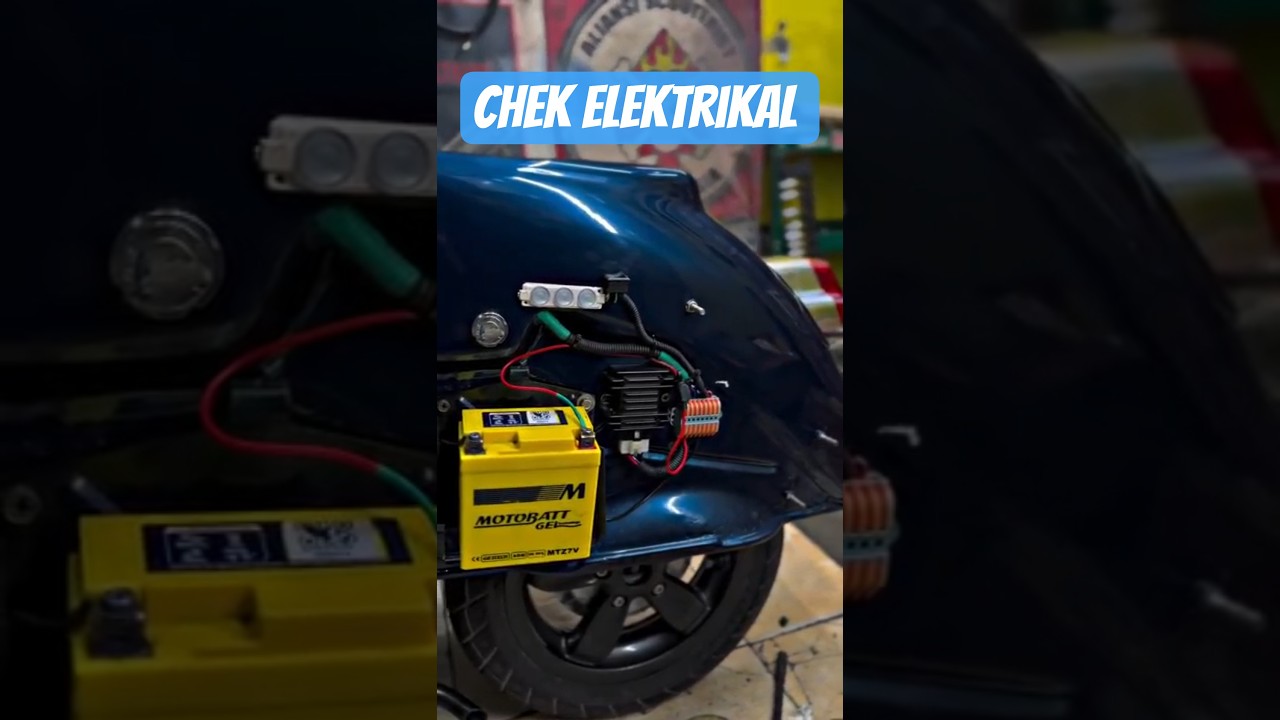 kontrola elektryczna vespy...#szorty #wyścigi