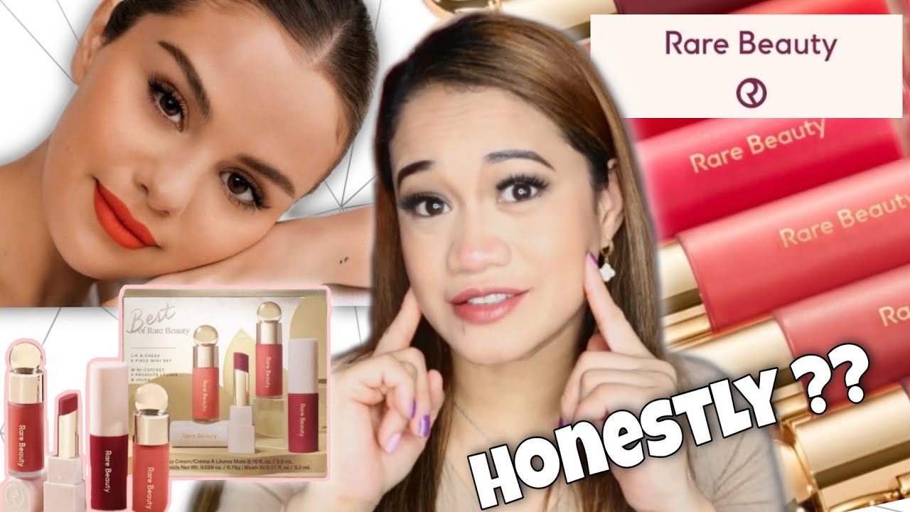 SELENA GOMEZ RARE BEAUTY HONEST REVIEW? LIMITED EDITION MINI SET!
