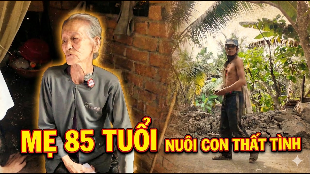 Giúp đỡ bà cụ 85 tuổi bật khó khi được cho 5 kí gạo để nuôi con I Phong Bụi