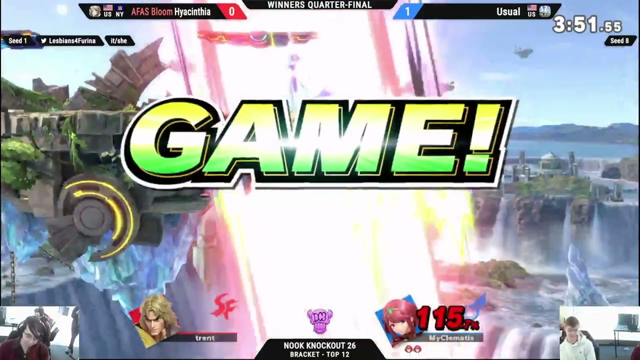 Nook Knockout 26 WQF AFAS Bloom Hyacinthia vs Usual