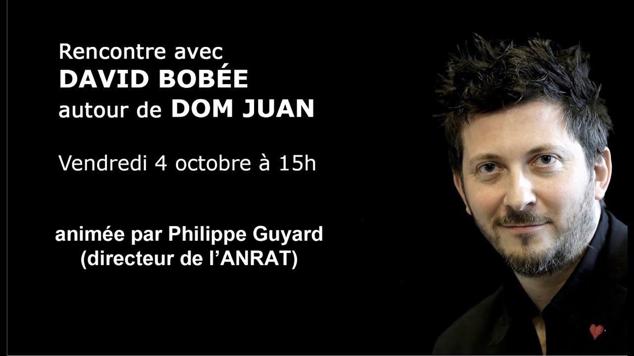 Rencontre avec David Bobée autour de sa mise en scène de Dom Juan