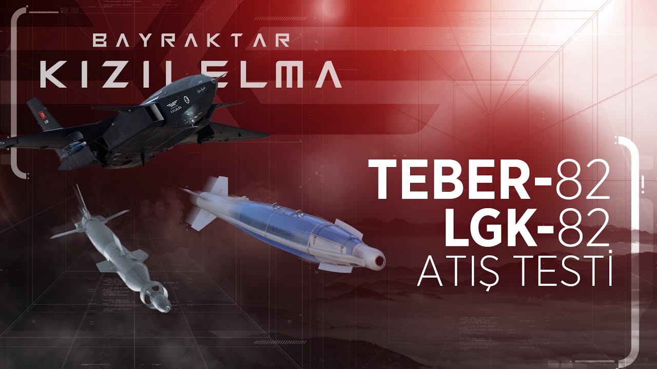 Bayraktar #KIZILELMA | LGK-82 ve TEBER-82 Atış Testi