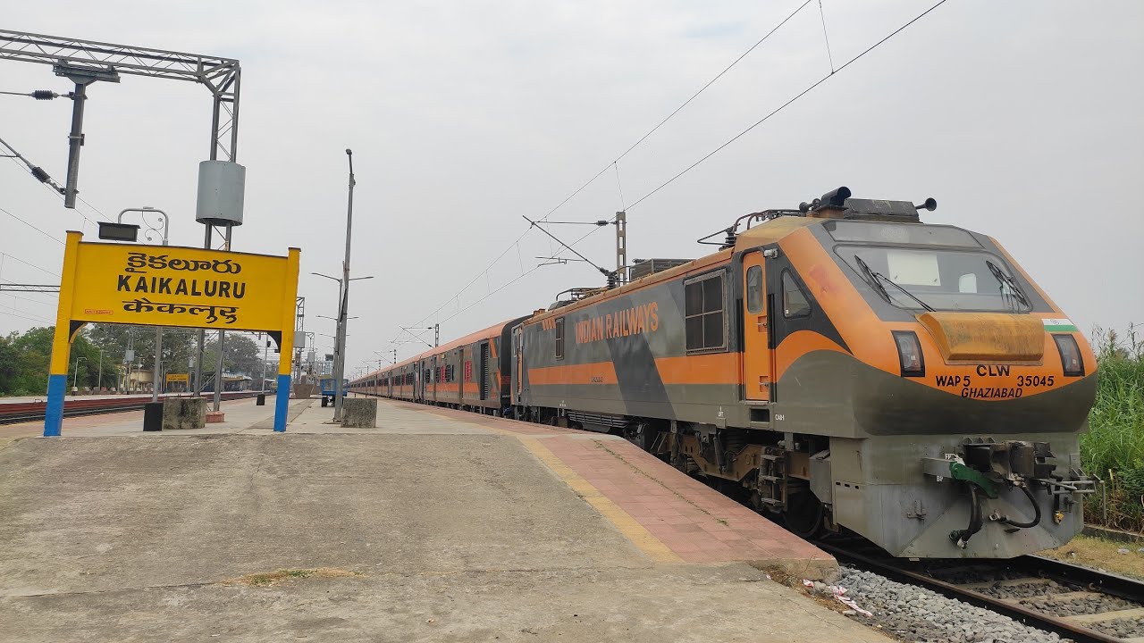 New SCR Amrit Bharat Express Coaches in Kaikaluru with WAP52026