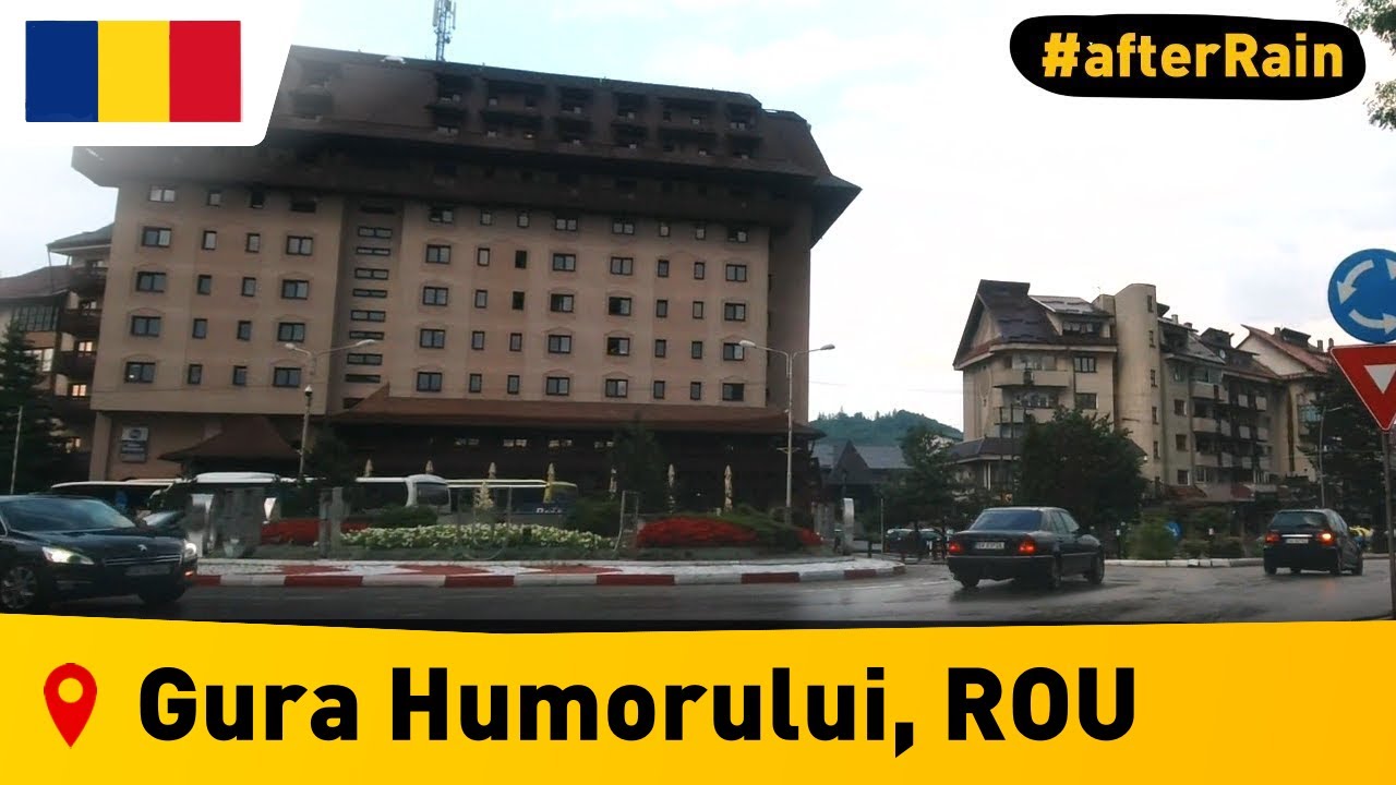 🔴 Romania &bull; Gura Humorului 🇷🇴 【1080p HD】Driving in Gura Humorului, Suceava