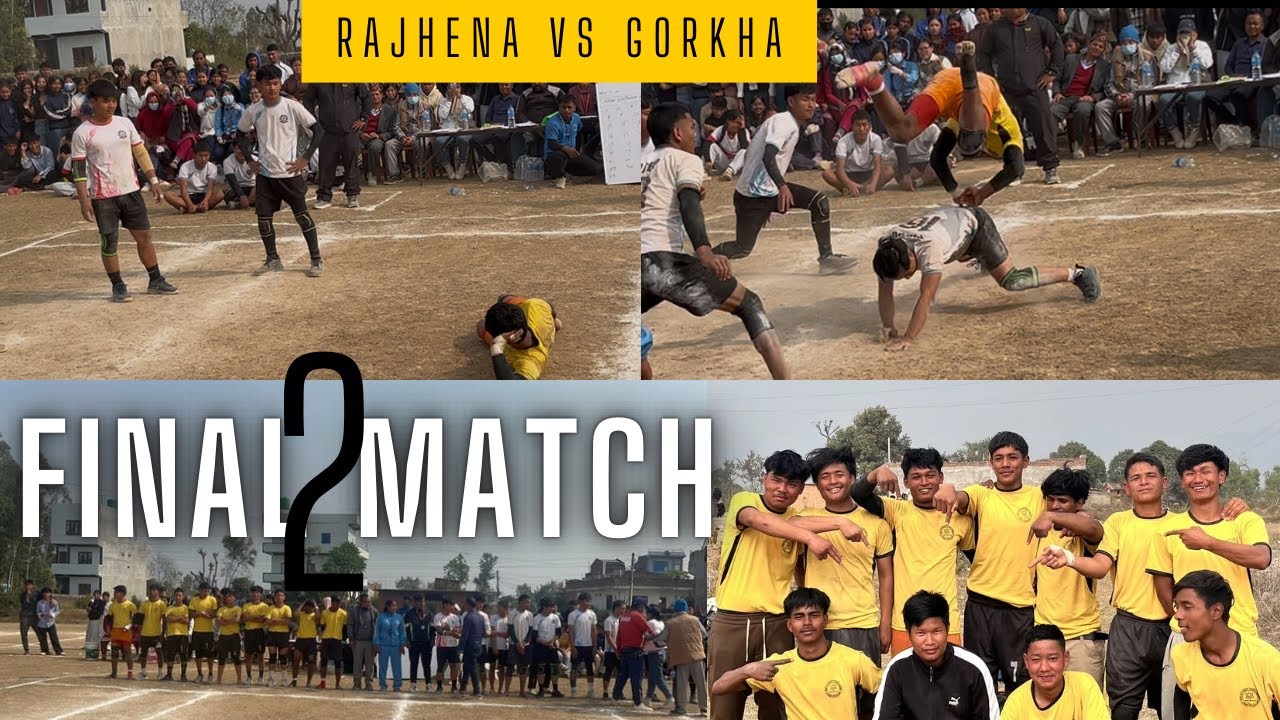 Boys kabaddi final mtch Rajhena vs gorkha.rastra pati running sild dang ghorahi narnpur 2082
