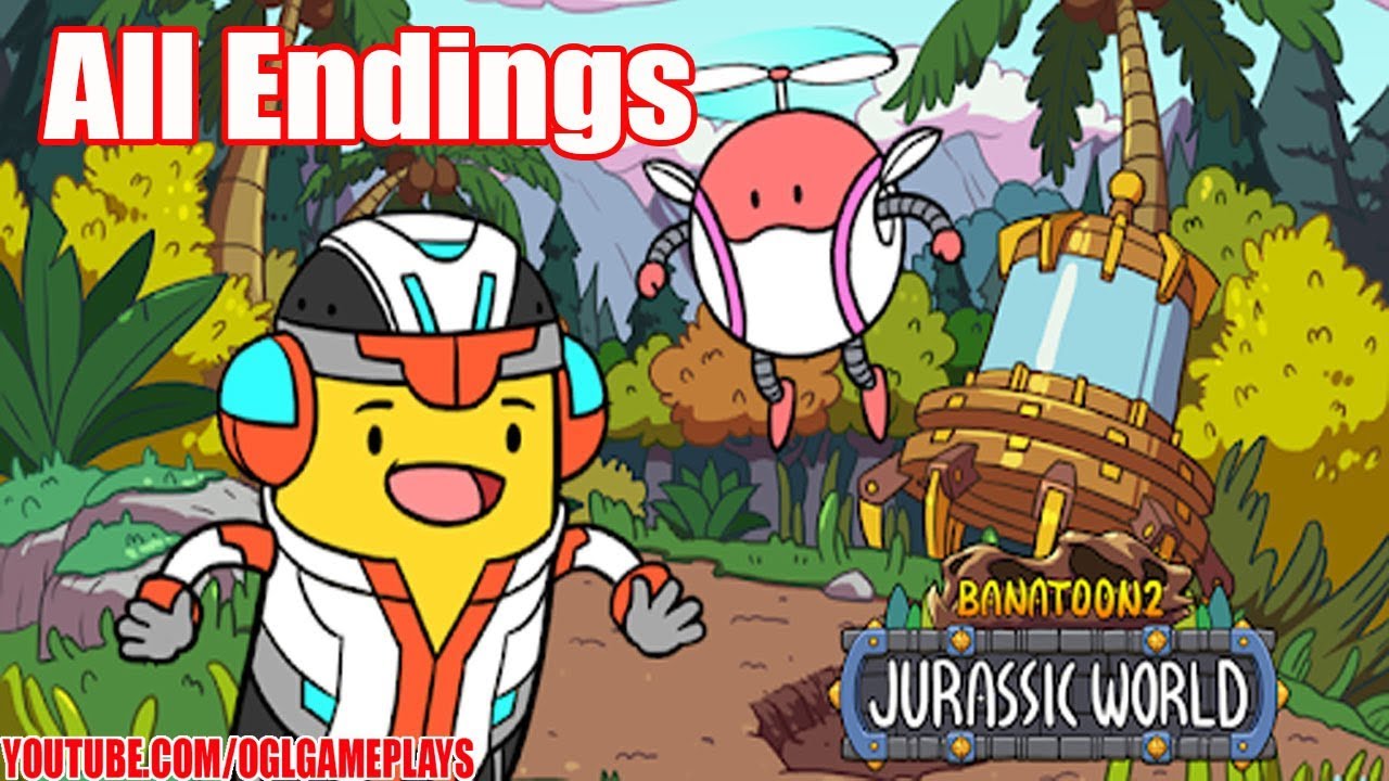 BANATOON2: Jurassic World! ALL ENDINGS Gameplay Walkthrough [Android IOS]