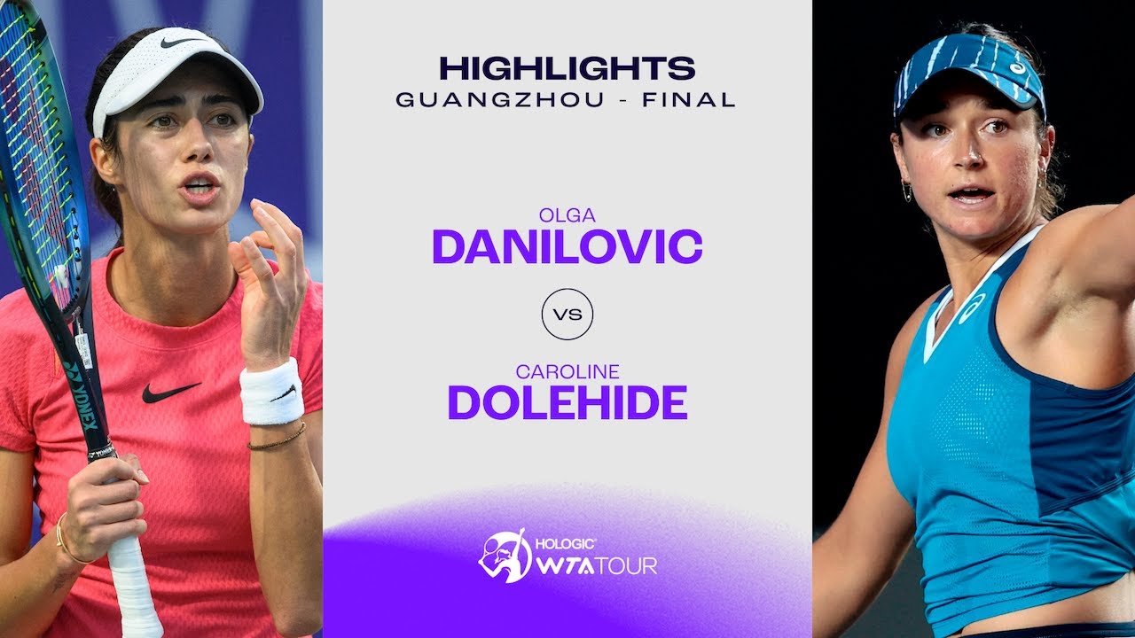 Olga Danilovic vs. Caroline Dolehide | 2024 Guangzhou Final | WTA Match Highlights