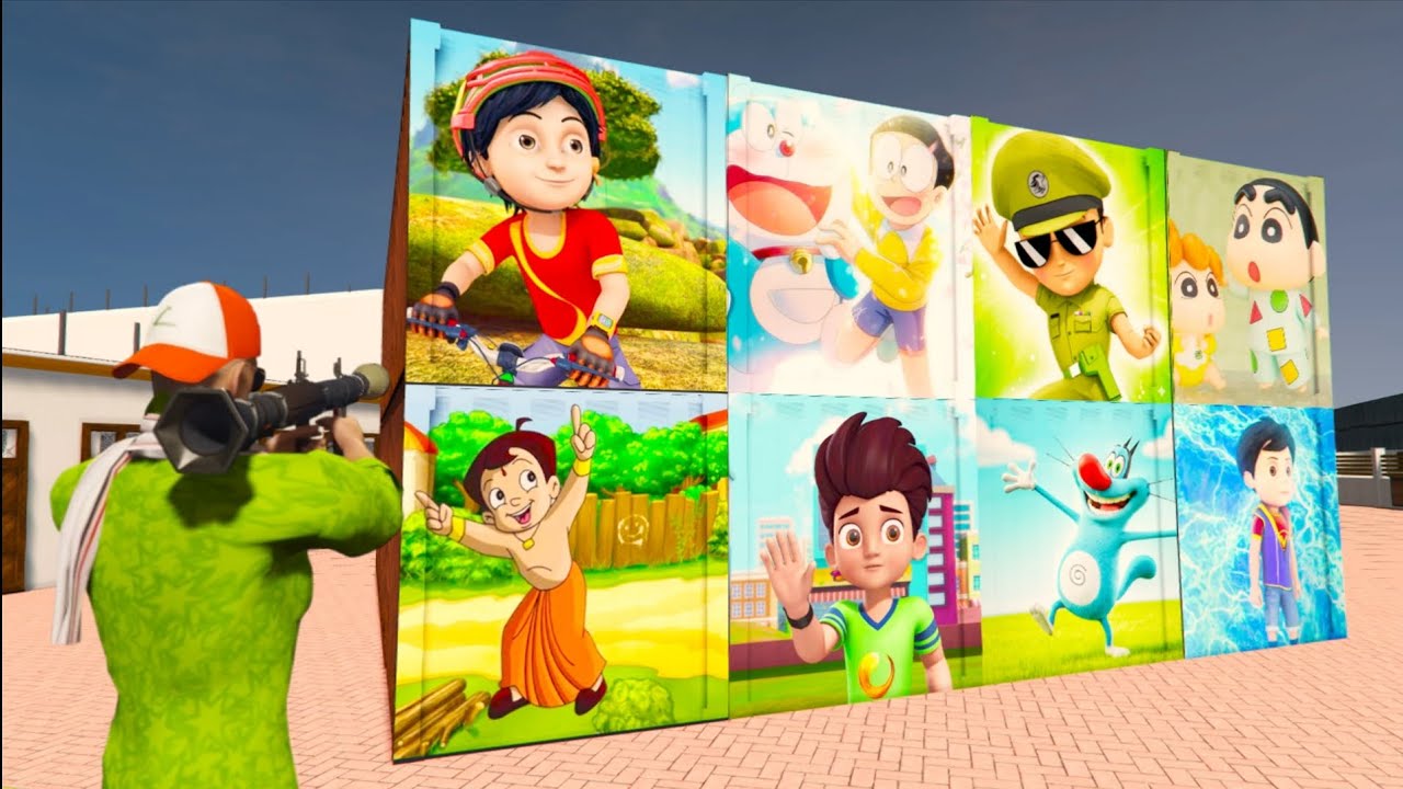 Franklin Open All Cartoon Mystery Container In Indian Theft Auto Simulator 