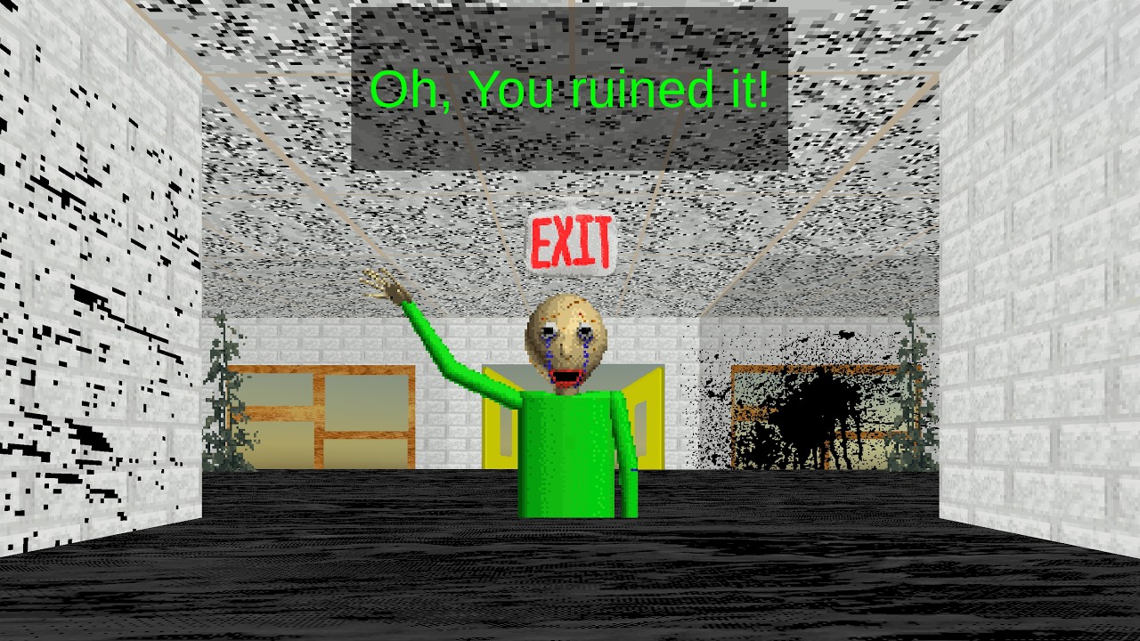 Ой-ой. ЧЕРНИЛА!! | Мод для Baldi's Basics