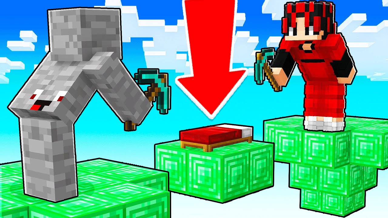die ganze BASE ist EMERALD in YOUTUBER BEDWARS! (Minecraft)