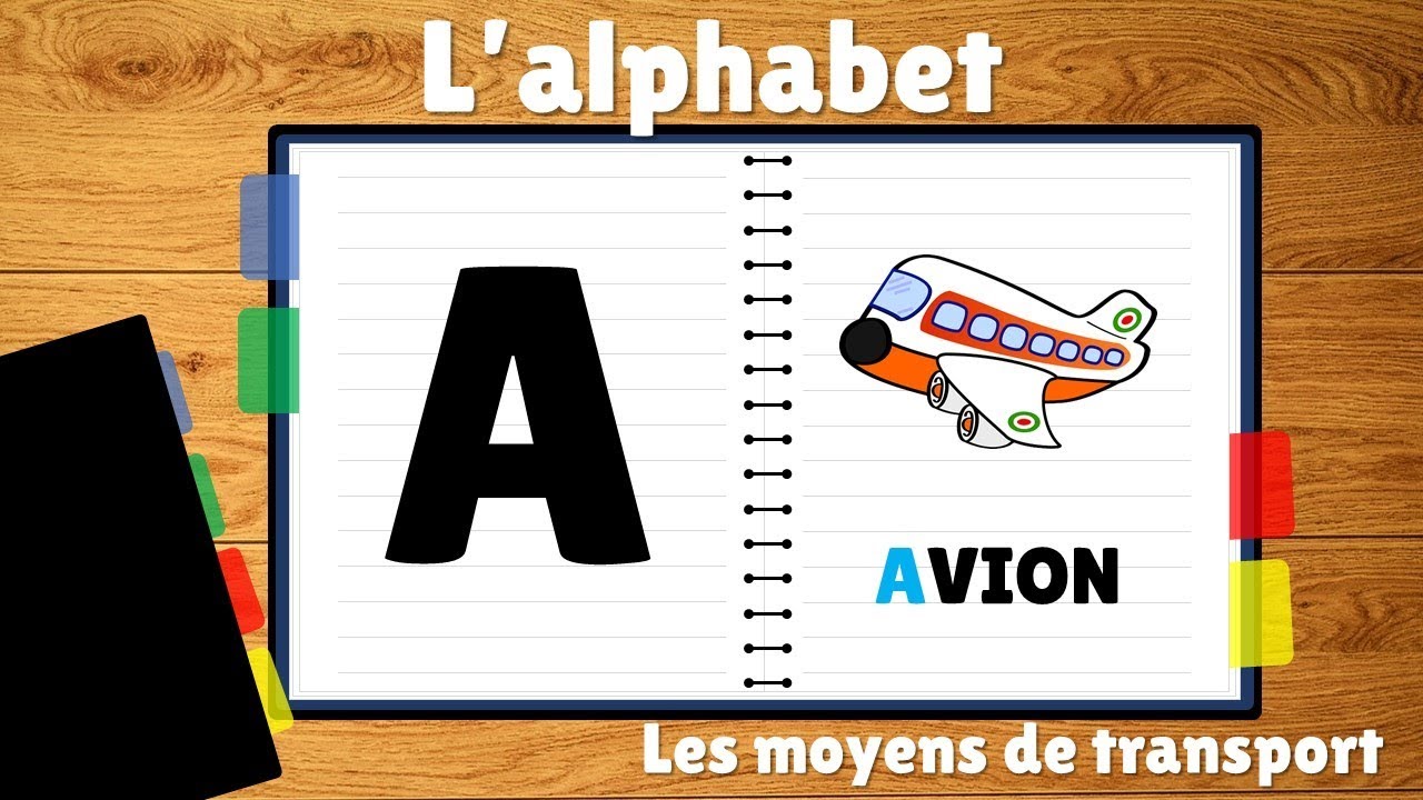 L'alphabet des moyens de transport