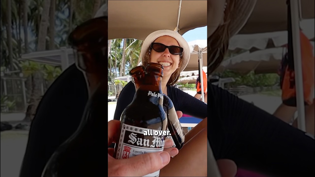 You won&rsquo;t believe the cost of BEER at Nacpan Beach!! 🤯🇵🇭 #shorts #philippines #palawan #elnido