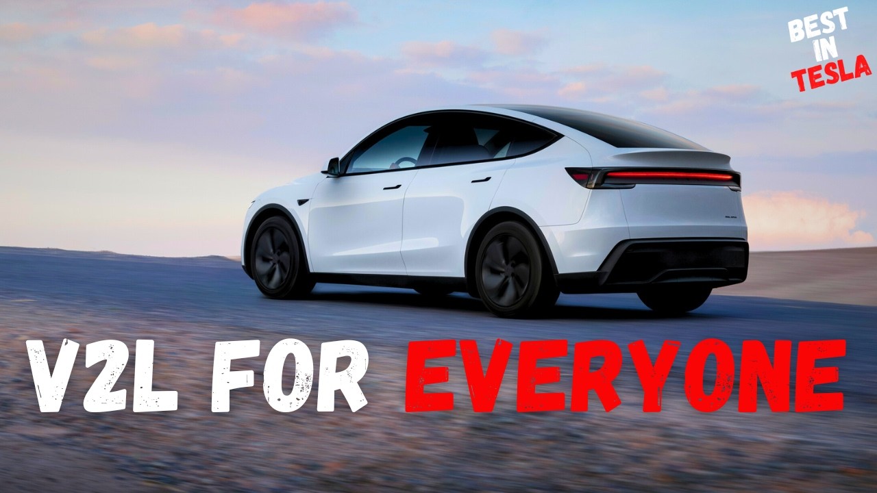 FINALLY : V2L for ALL Tesla's.....and I do mean ALL!