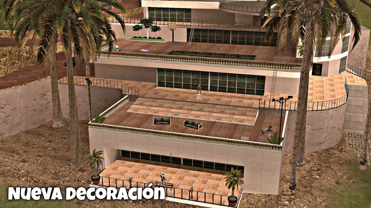 Mod de Nuevos Objetos en la Mansión de Madd Dogg para GTA San Andreas Android