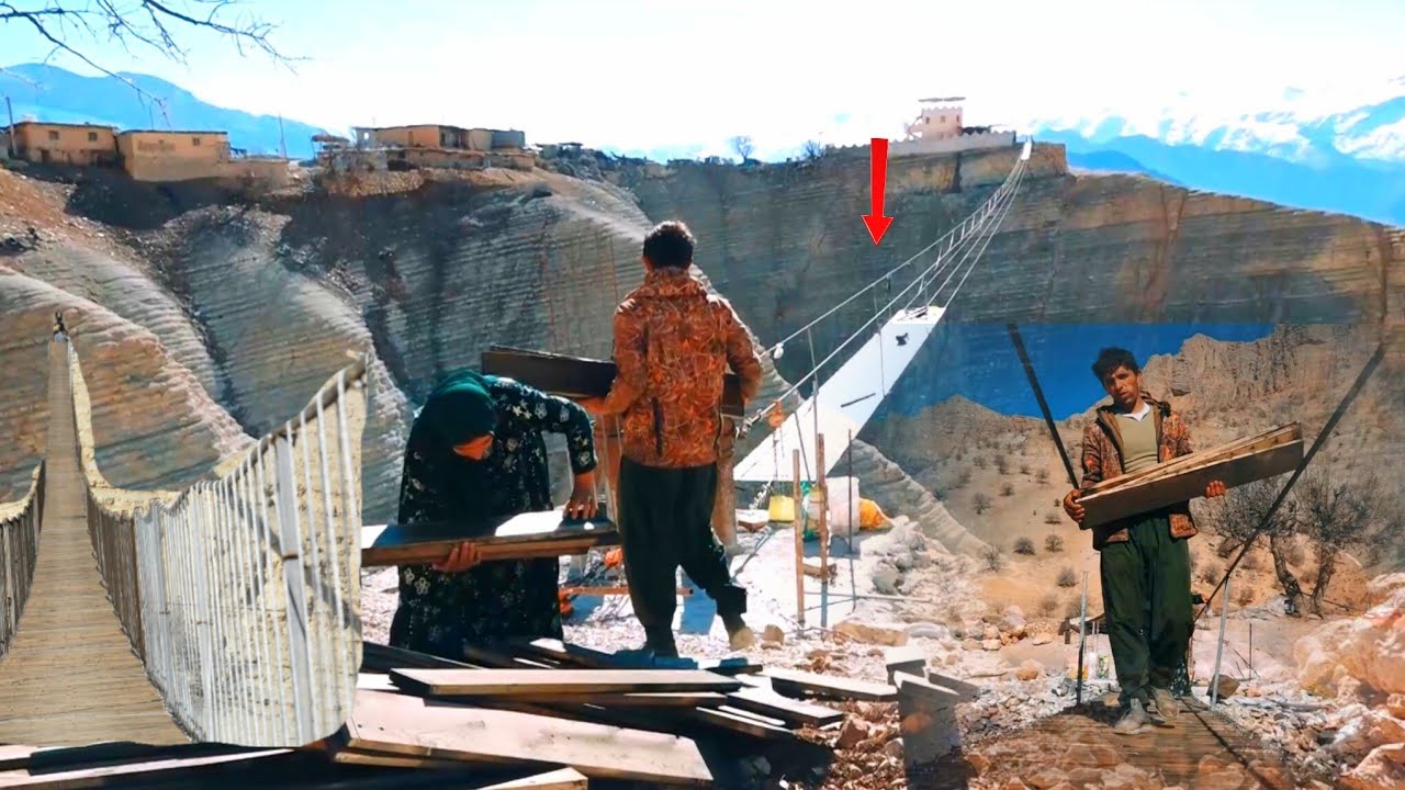 💪🌉 Hassan&rsquo;s Triumphant Comeback: Constructing the Largest Suspension Bridge in Southern Iran!