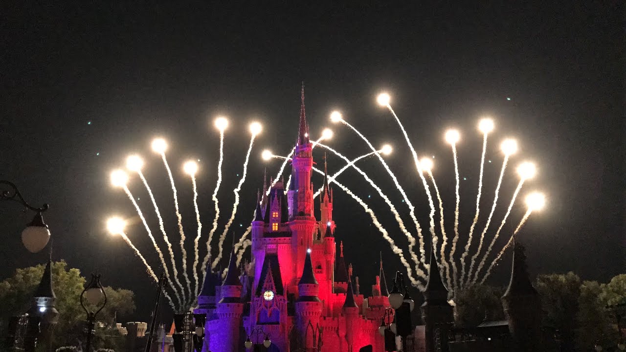 Holiday Wishes Fireworks HD - Mickey's Very Merry Christmas Party 2016 Magic Kingdom