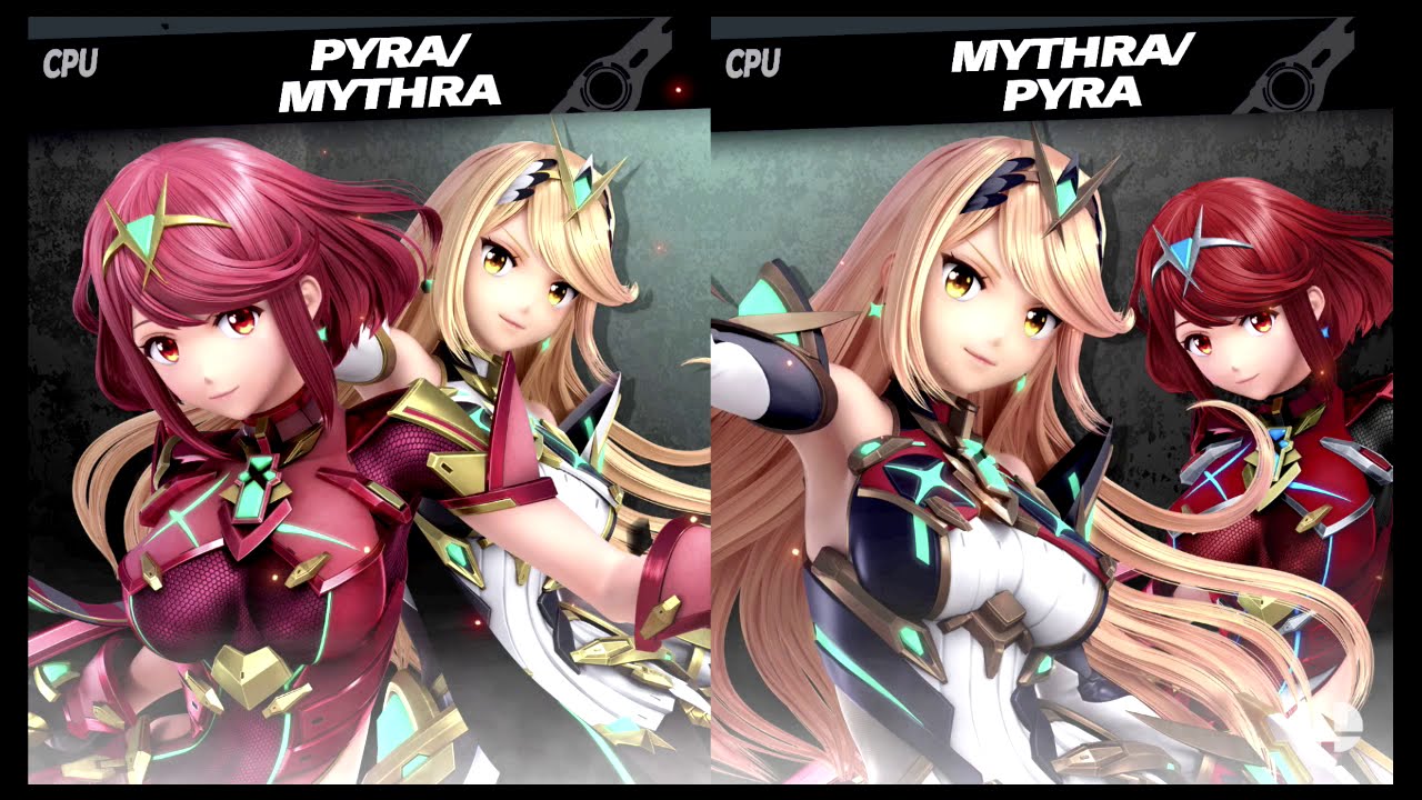 Super Smash Bros Ultimate Amiibo Fights  – Pyra & Mythra #5 Pyra vs Mythra