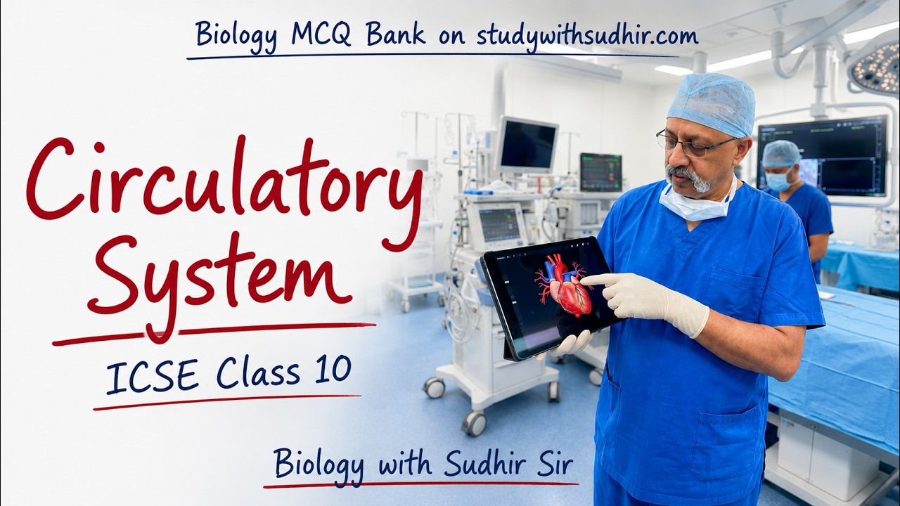 The Circulatory System - SWS Percentage Booster | ICSE Class 10 Biology #biologywithsudhirsir