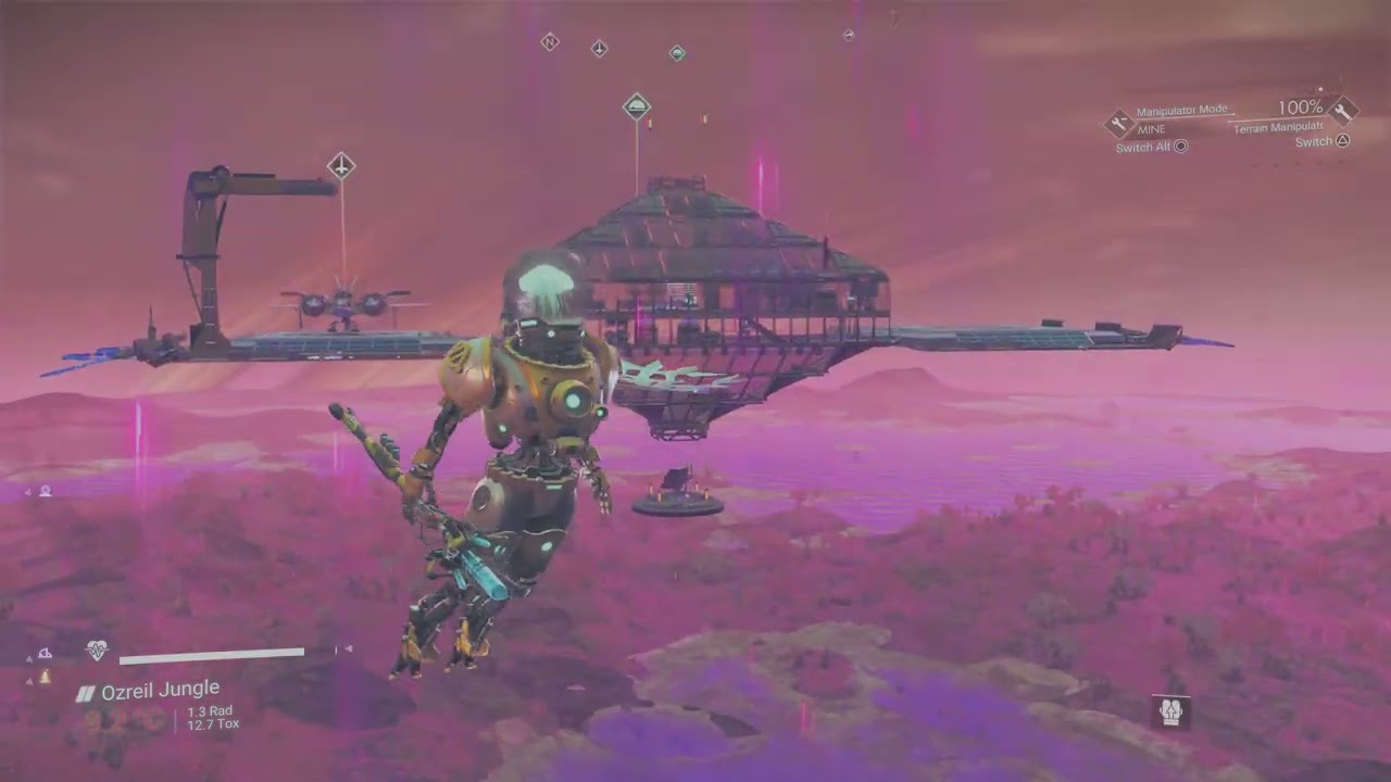 No Man's Sky Satellite Flight