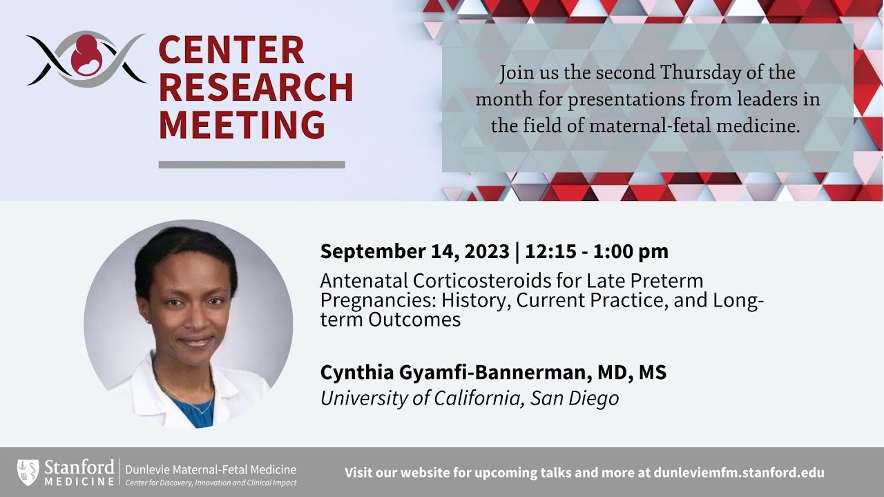 Dunlevie MFM Center Research meeting: 