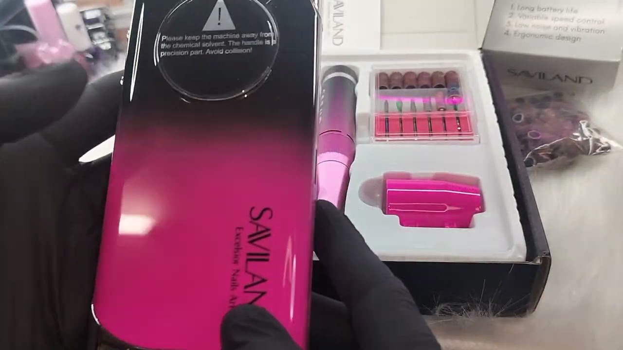 Saviland E-file 😍 @savilandofficial #saviland #drill #nails #fyp #review #conversation #unboxing