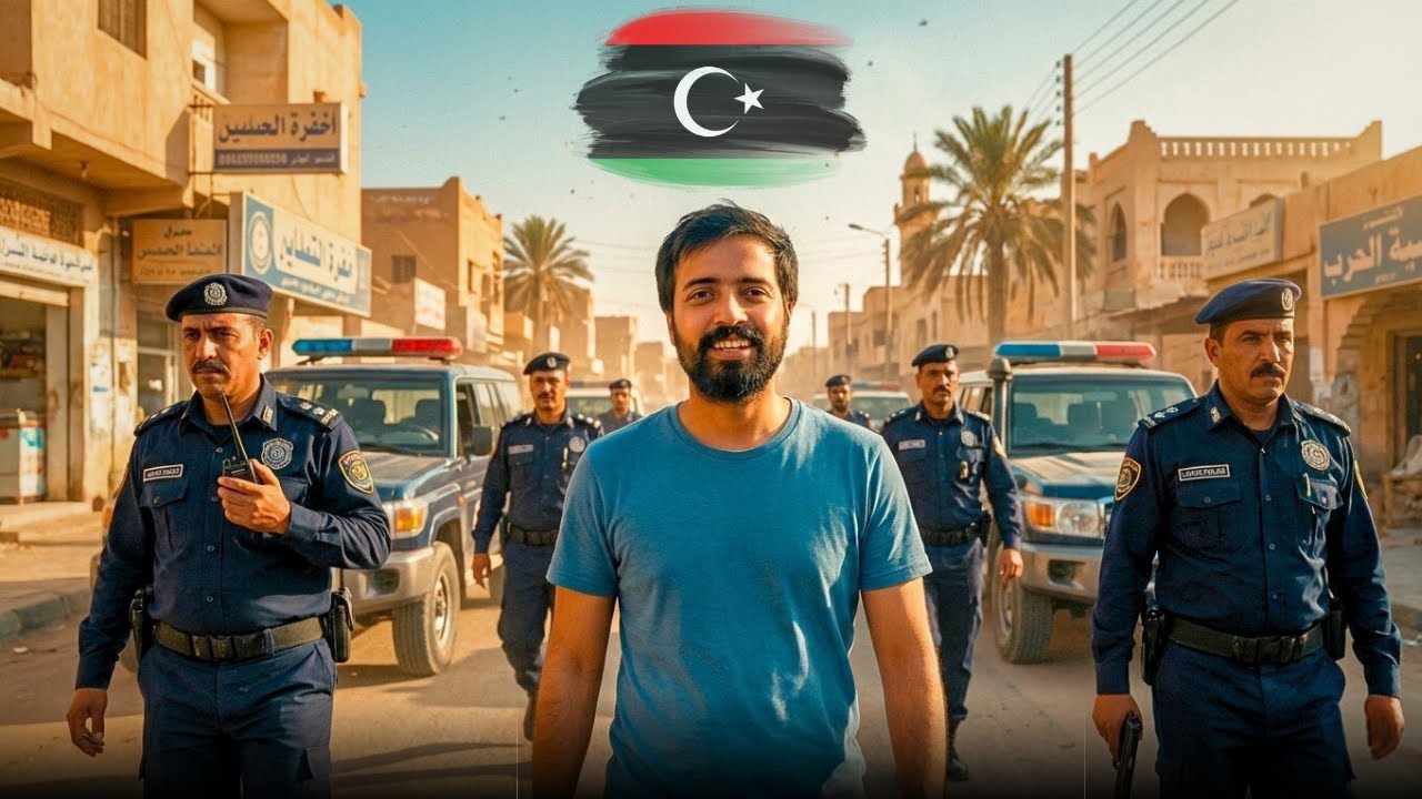 Libya 🇱🇾: Welcomed by Police on Airport 