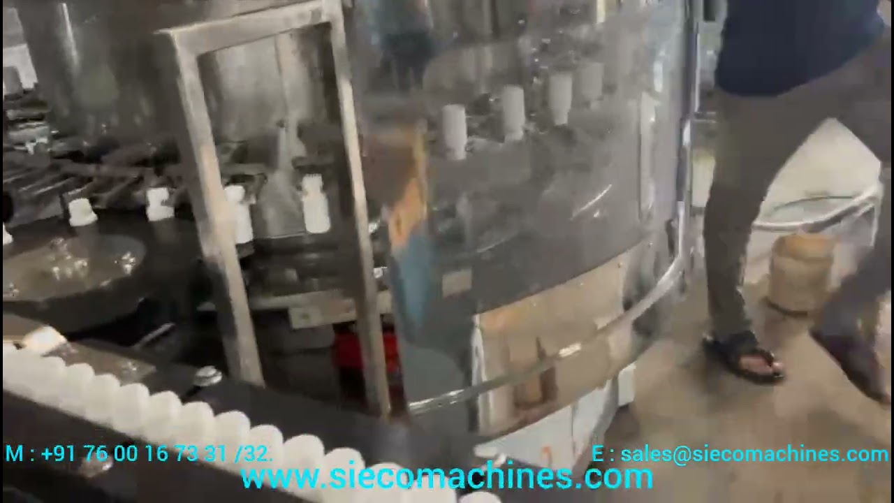 Automatic Rotary Bottle Washing Machine