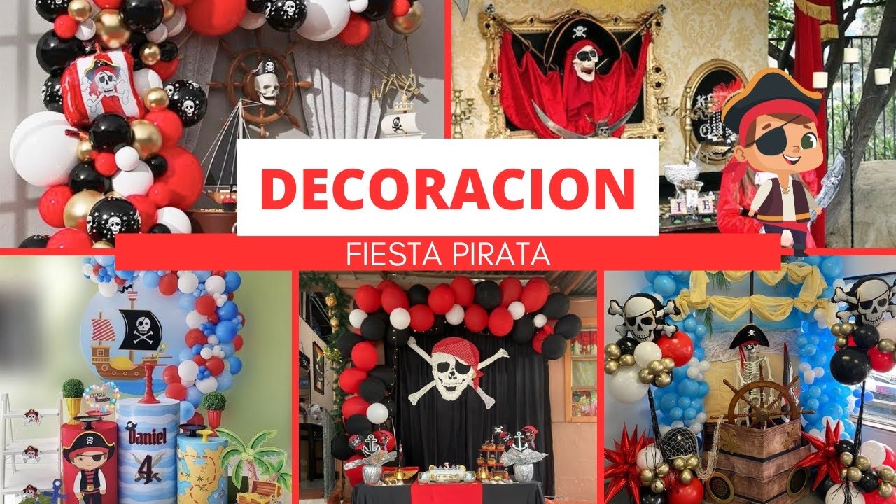 🏴‍☠️🎉 Ideas de Decoraciones para una Fiesta Pirata