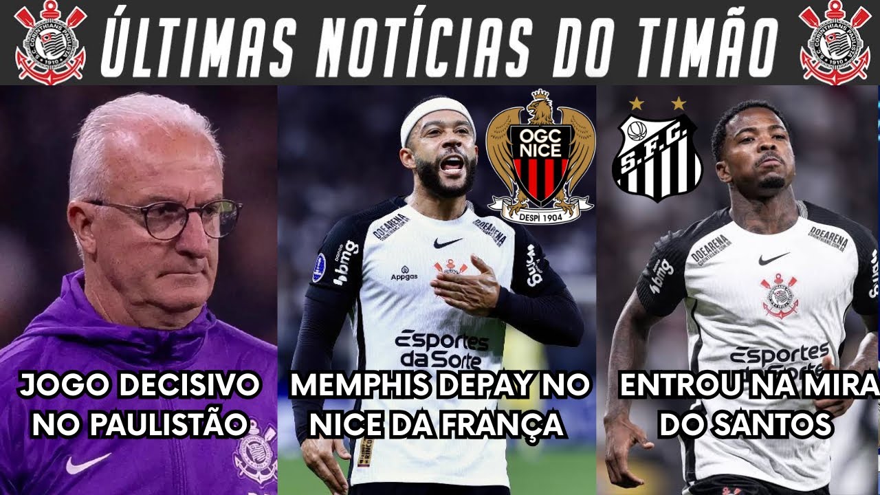 MEMPHIS NO NICE DA FRANÇA! SANTOS ATRAVESSOU NEGOCIAÇÃO DO CACÁ! DECISÃO NO PAULISTÃO E+