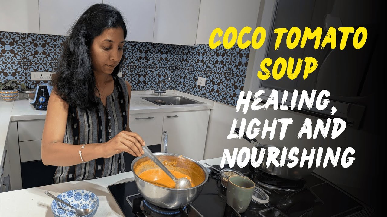 Creamy Tomato Coconut Soup | Healthy & Flavorful Recipe