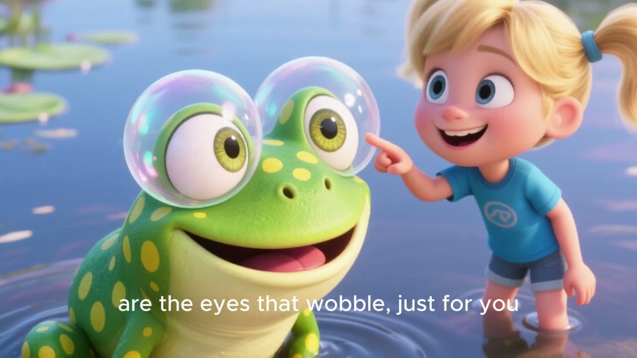 The Bubble Eye Frog Rhyme. #kids