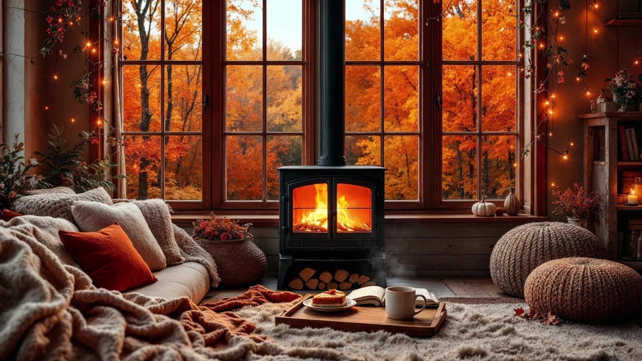 Fall Bliss: CRACKLING Fire & Gorgeous Autumn Vistas
