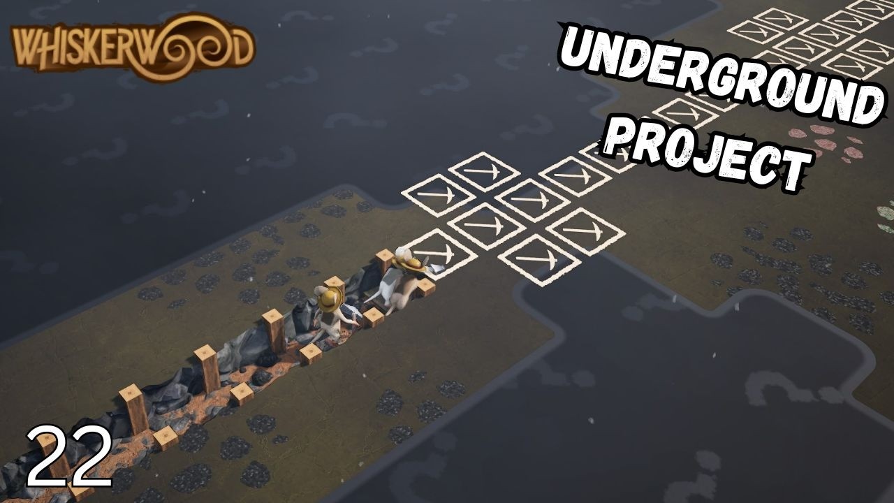 Slowly Drilling to Another Island via Under Sea Tunnel | Whiskerwood | E22