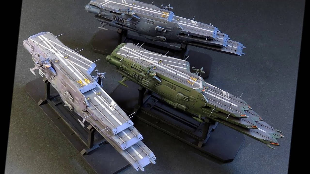 メカコレ　ガミラス帝国軍　多層式宇宙空母　建造日誌