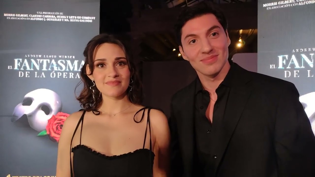 Lina de la Peña y Luis Antuaga del Fantasma de la opera, pareja principal 