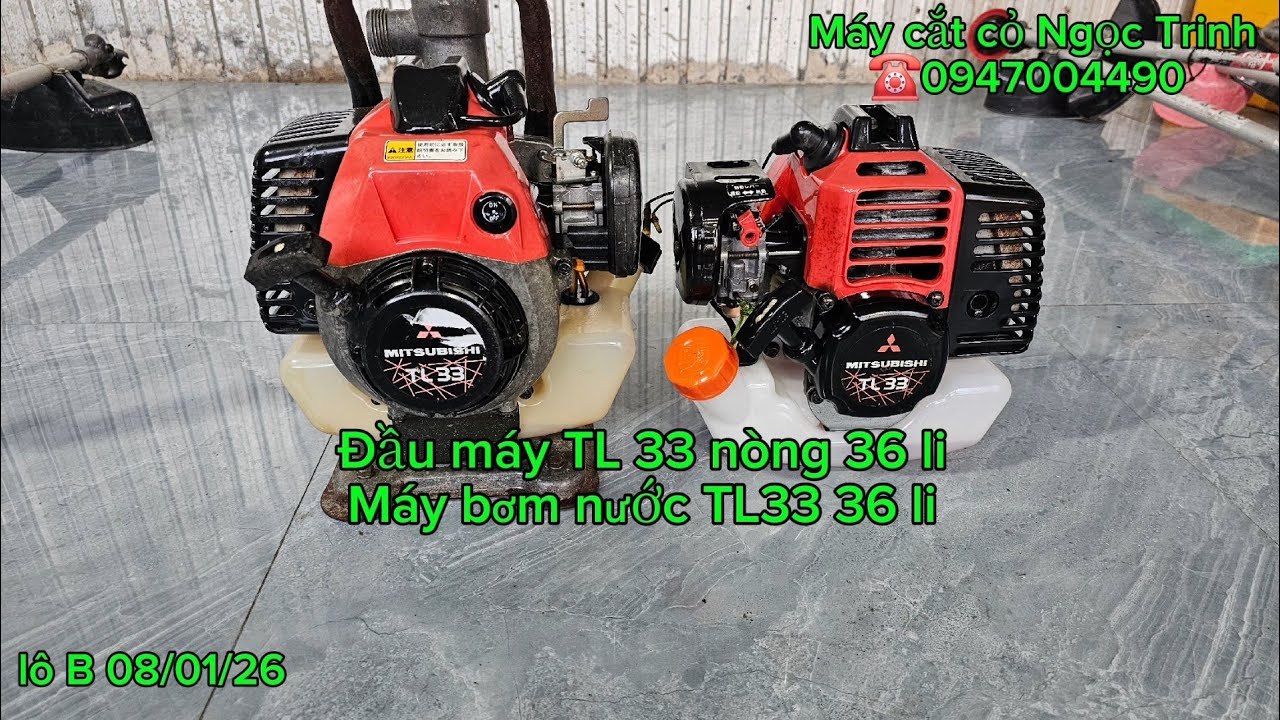 Đầu máy cắt cỏ mitsu TL33  lôB 08/01 đầu máy tum nhỏ tum lớn ☎️ 0947004490